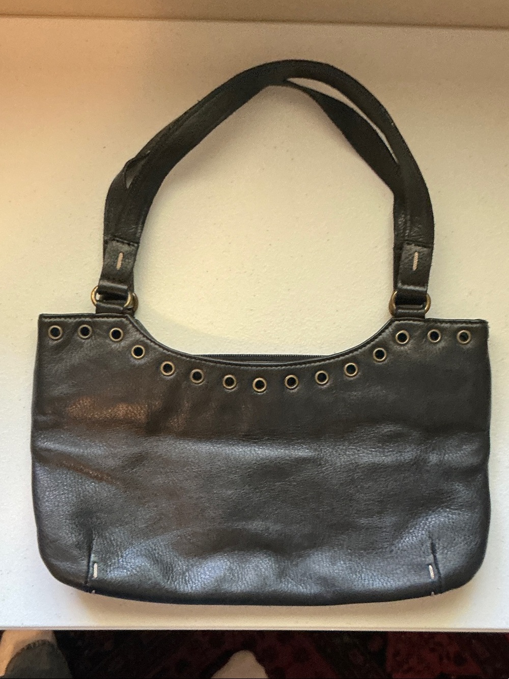 Leather handbag